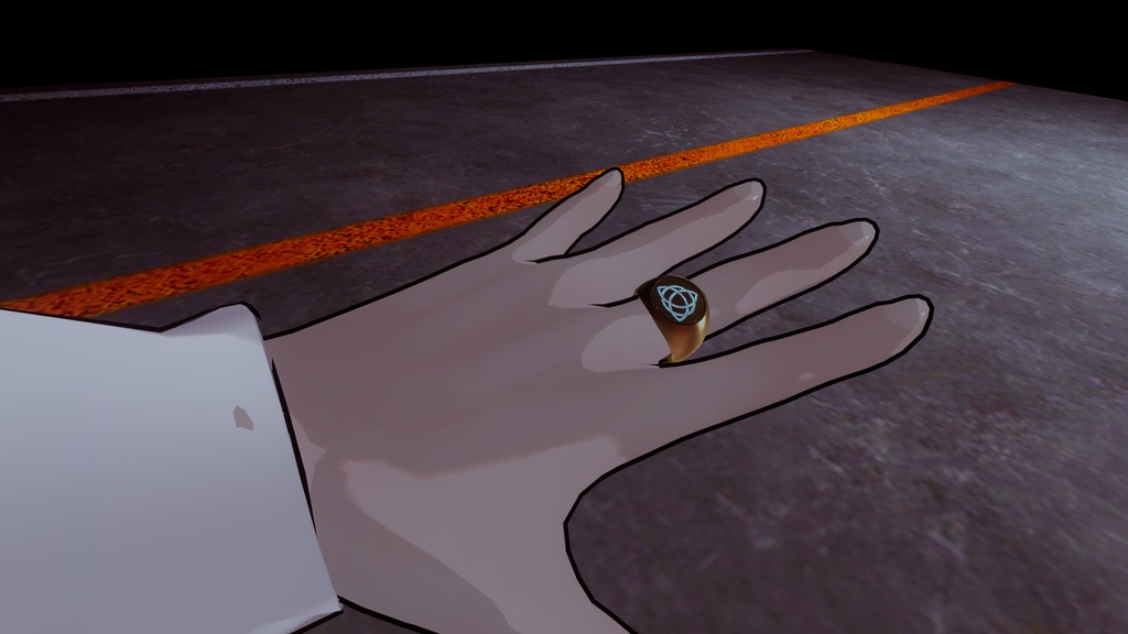 シグネットリング(3Dモデル)