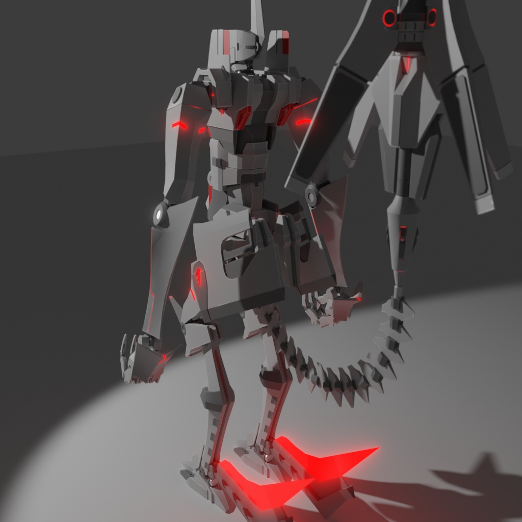 NS-TR-04 白亜【VRChat用メカアバター】