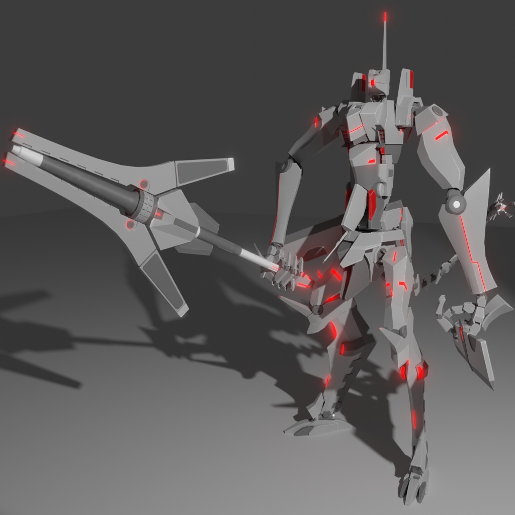 NS-TR-04 白亜【VRChat用メカアバター】