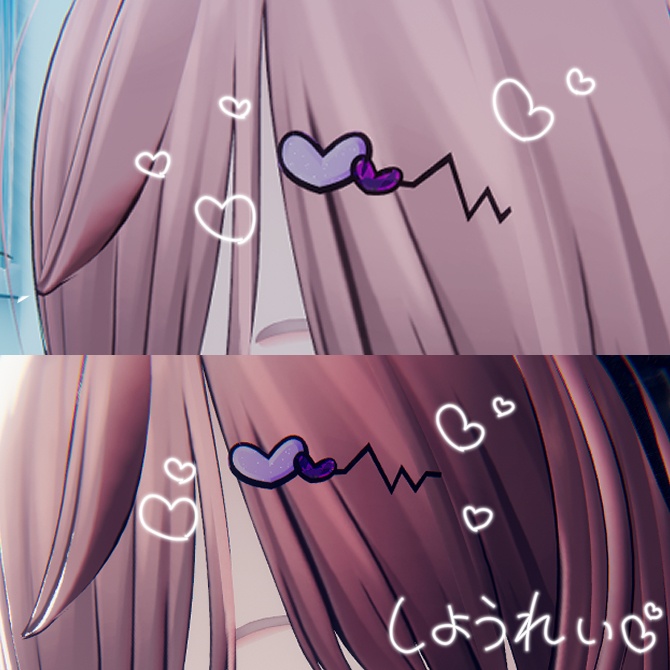 【無料】・✧:・゚✧💜 やみかわはーとピン 💜✧・゚✧:・