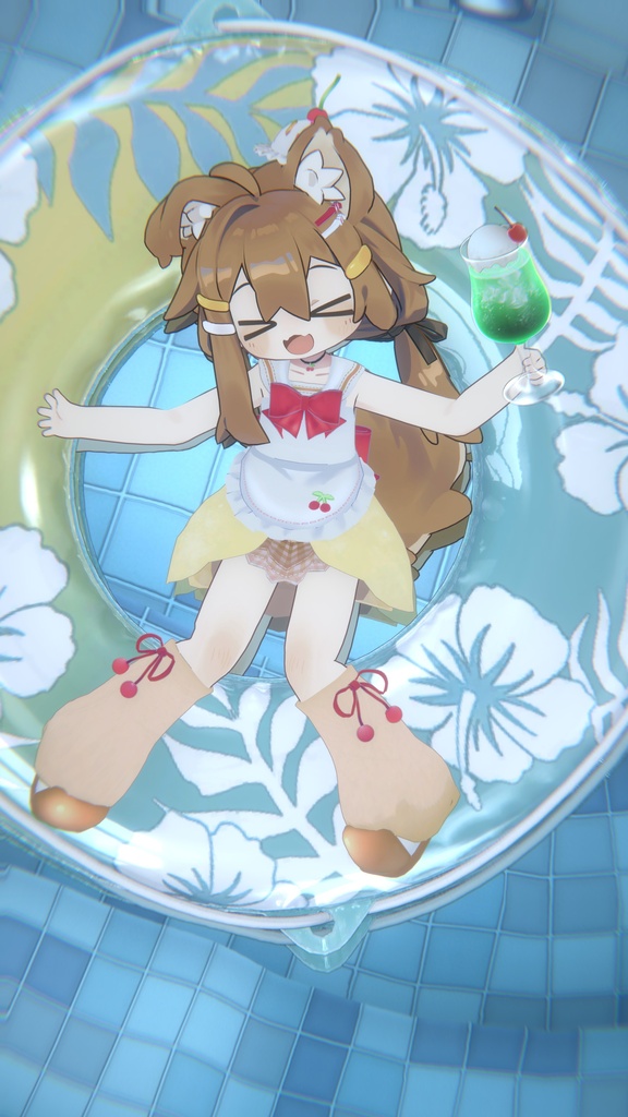 【 6/1まで半額!!】しゅわメロ♡クリームソーダセーラー【まめふれんず対応】