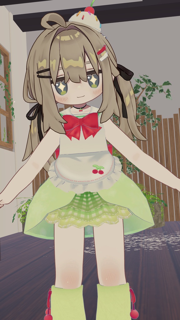 【 6/1まで半額!!】しゅわメロ♡クリームソーダセーラー【まめふれんず対応】