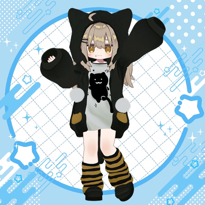 【Kipfel】ねこネコパーカー【MA対応】