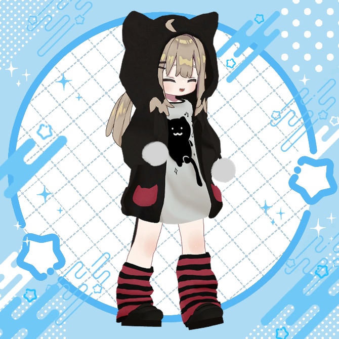 【Kipfel】ねこネコパーカー【MA対応】