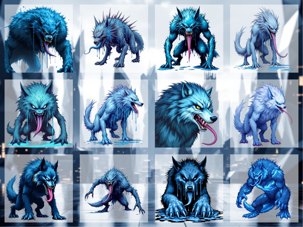 【全12種・無料1種・おまけ6種】ティンダロスの猟犬・混血種・出現時エフェクト