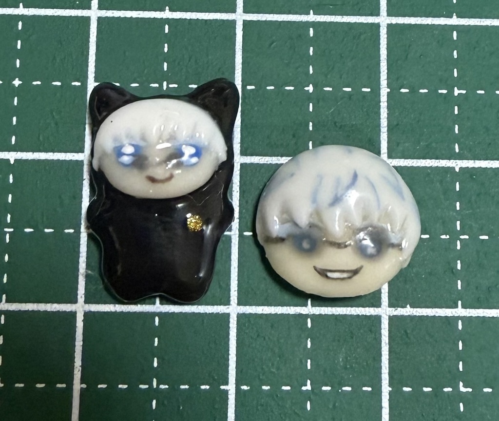 3Dネイルパーツ　五条悟