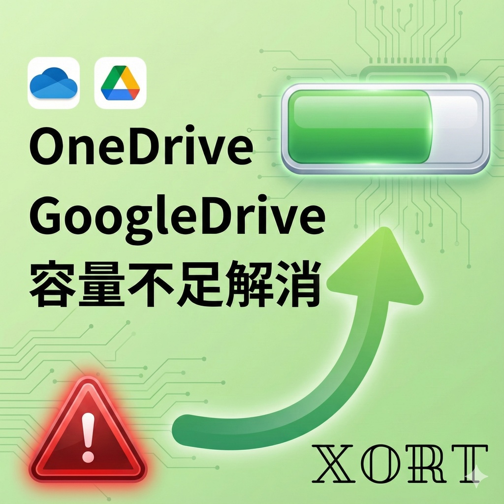 【早期アクセス版】OneDrive・GoogleDriveの容量不足を解消!クラウド圧縮ツール「XORT」