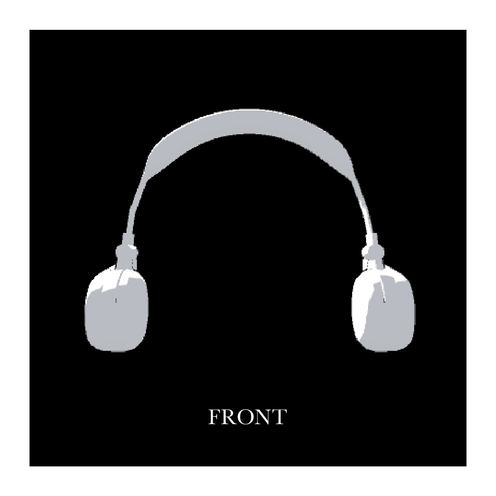 【VRchat想定】天使の耳当て