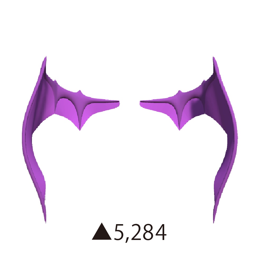 【VR chat想定】サキュパスの羽