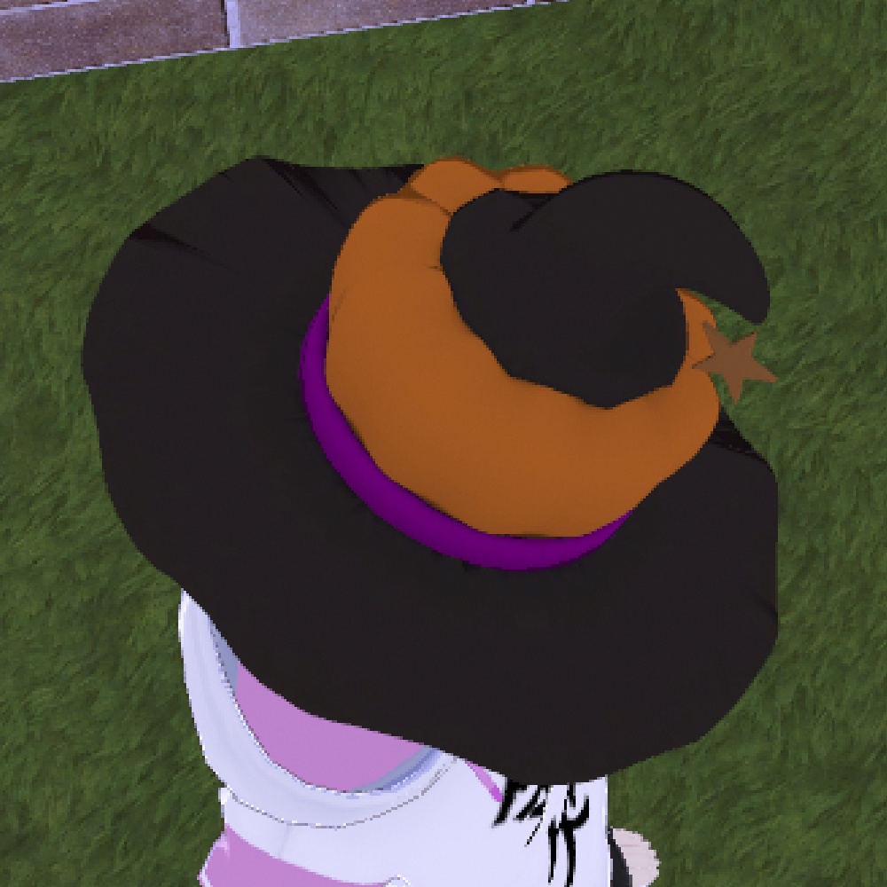 【VR chat想定】かぼちゃのハロウィン帽子