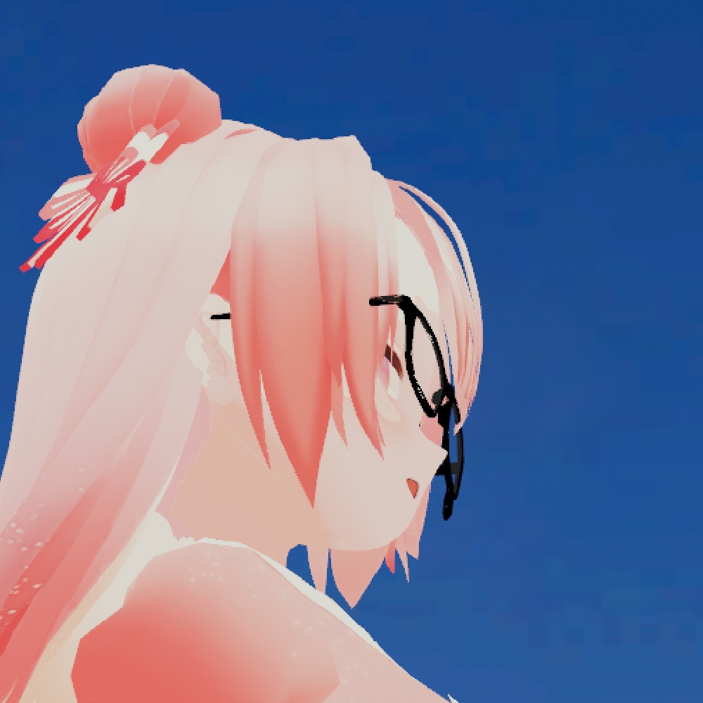 【VR chat・ cluster 想定】涙めがね