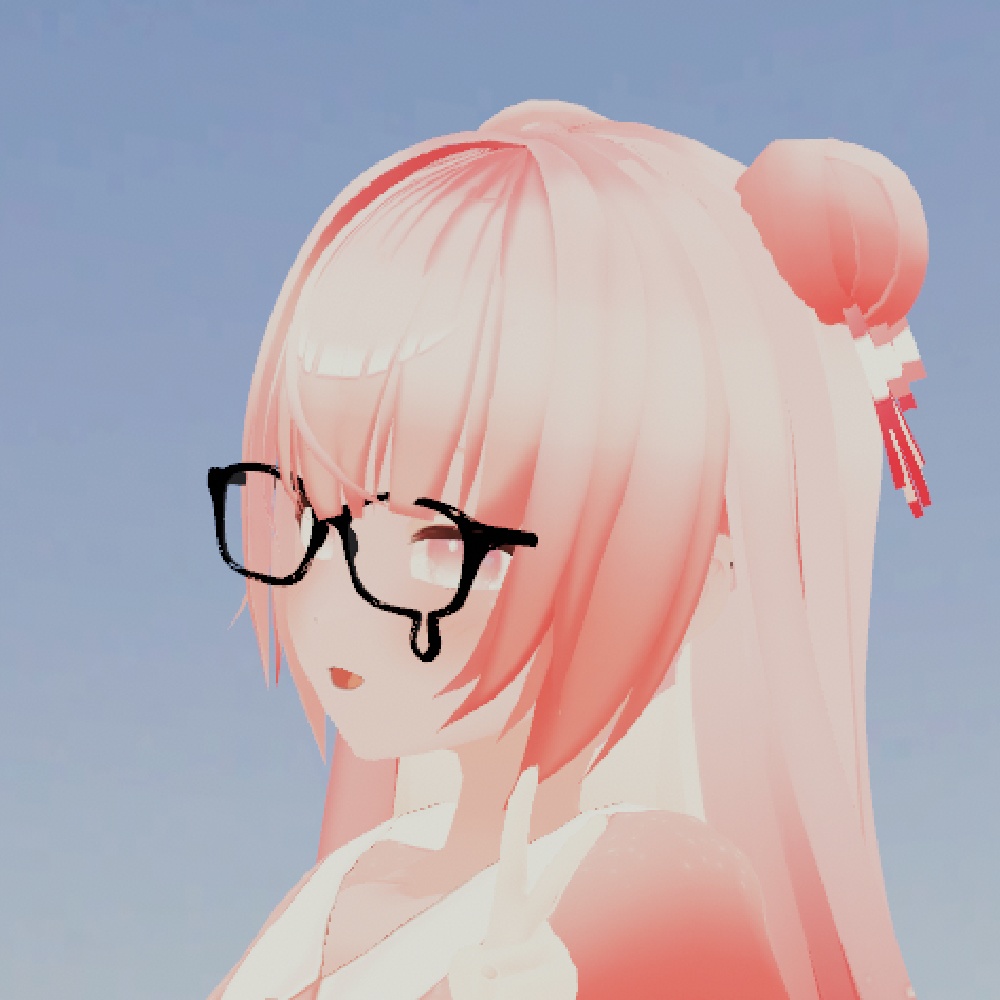 【VR chat・ cluster 想定】涙めがね