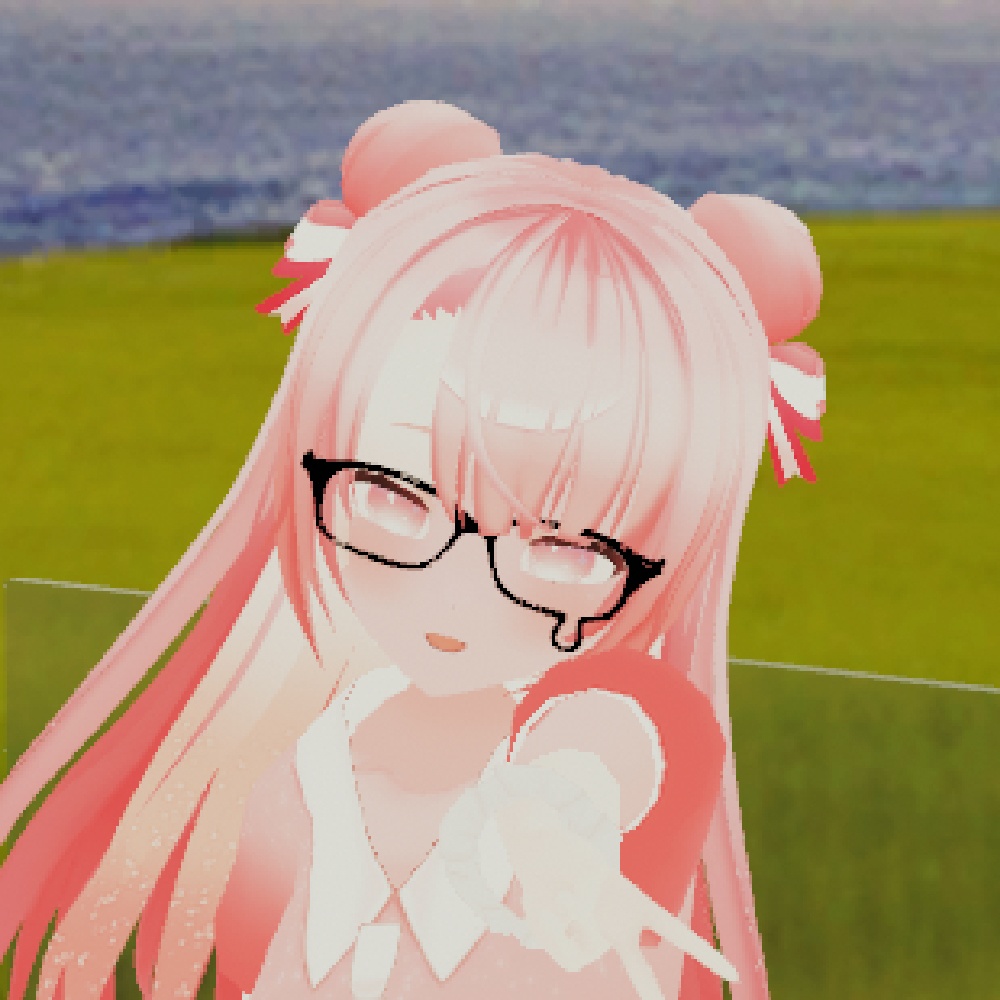 【VR chat・ cluster 想定】涙めがね