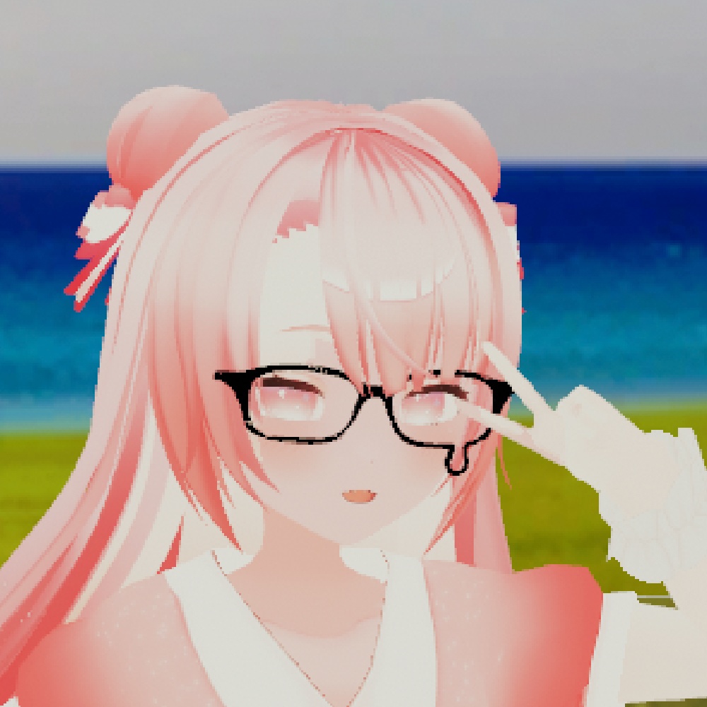 【VR chat・ cluster 想定】涙めがね