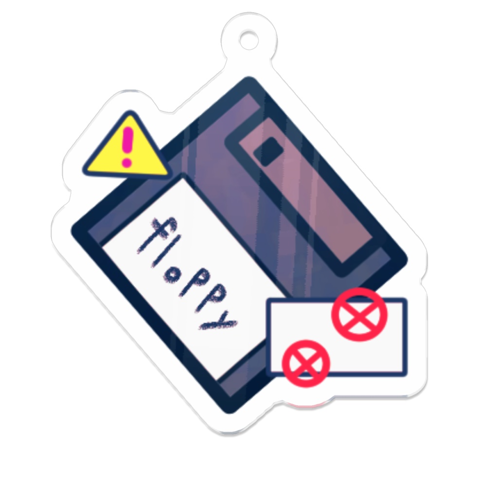 【アクリルキーホルダー】フロッピーfloppy