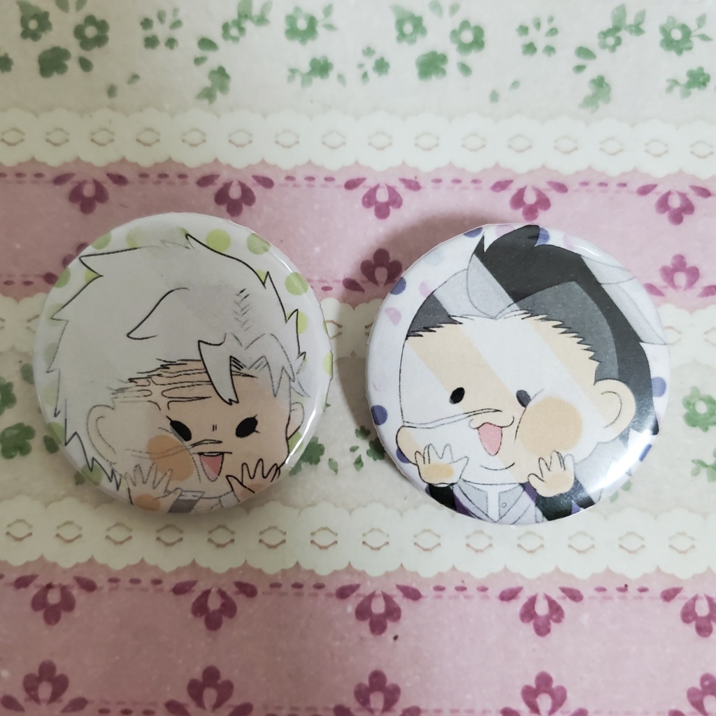 さねげん缶バッジ