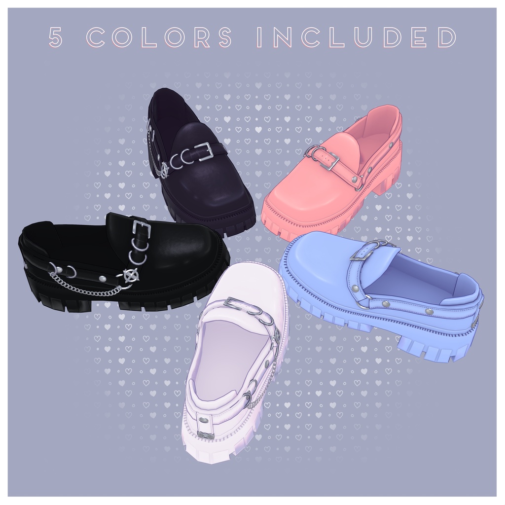 ✧ Strapped Loafers ✧ for SHINRA