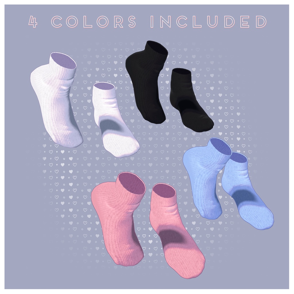 Ribbed Ankle Socks for Shinra