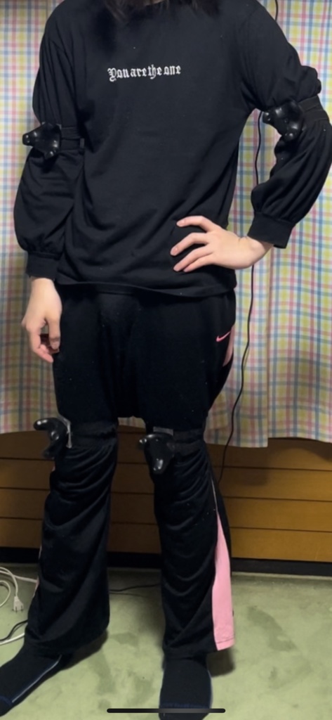 後継機制作しました!!-販売終了-VRC想定・肘,膝トラッカー固定用バンド・VIVE・Tundra Tracker