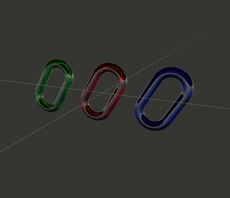 「無料」VRC想定ピアス「(気合の)チェーンピアス」