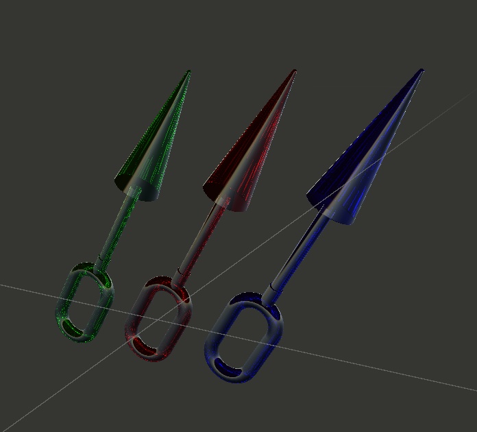 「無料」VRC想定ピアス「(気合の)チェーンピアス」