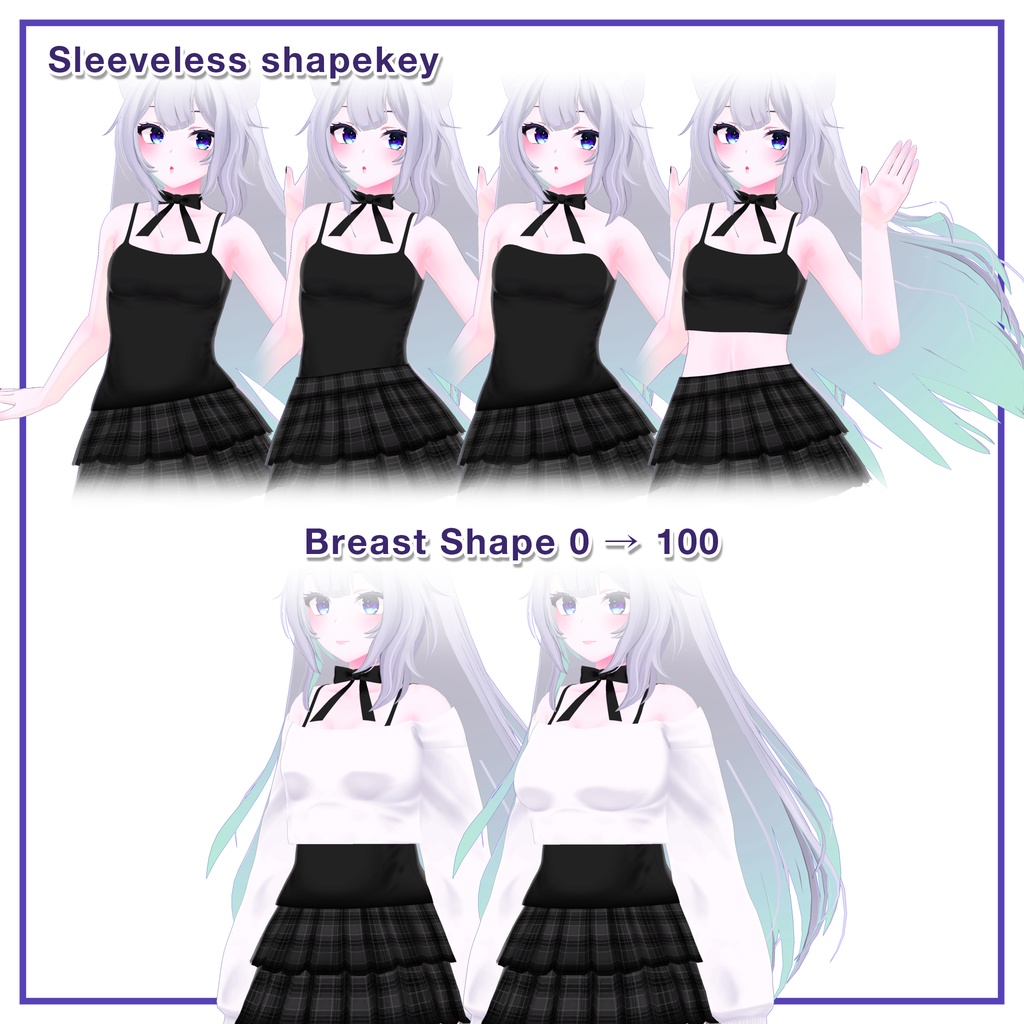 Offshoulder & Frillskirt for Wolferia / オフショルダー&フリルスカート【ウルフェリア用】 (C1) RE