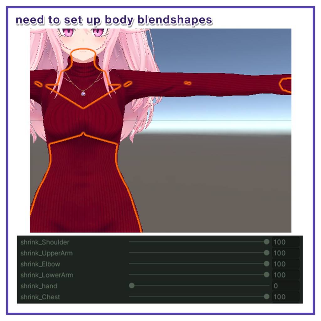 Turtleneck knit dress for Eyo / タートルネックニットワンピース【イヨ用】 (C2)