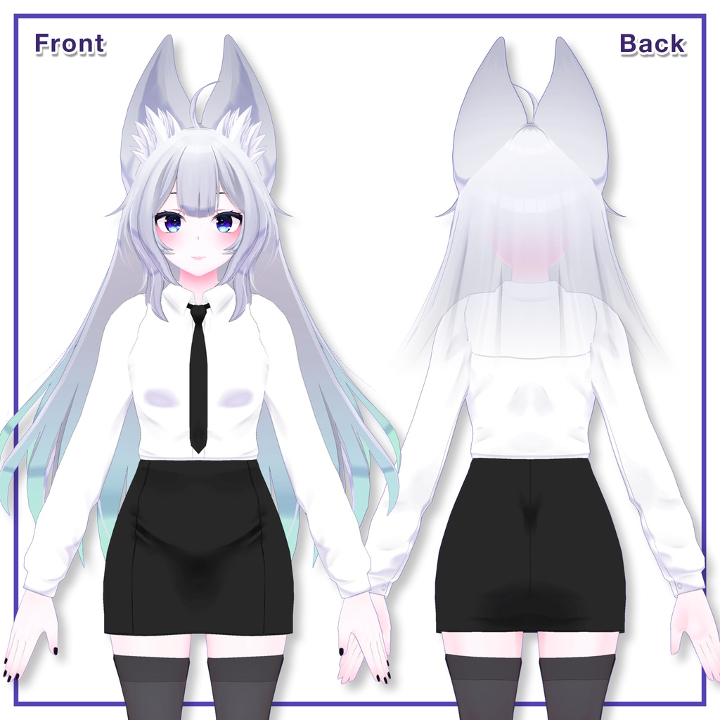 Shirts & Shorts, Skirt for Wolferia,Kyoko / シャツ&ショーツ,スカート【ウルフェリア用,京狐用】 (C3)