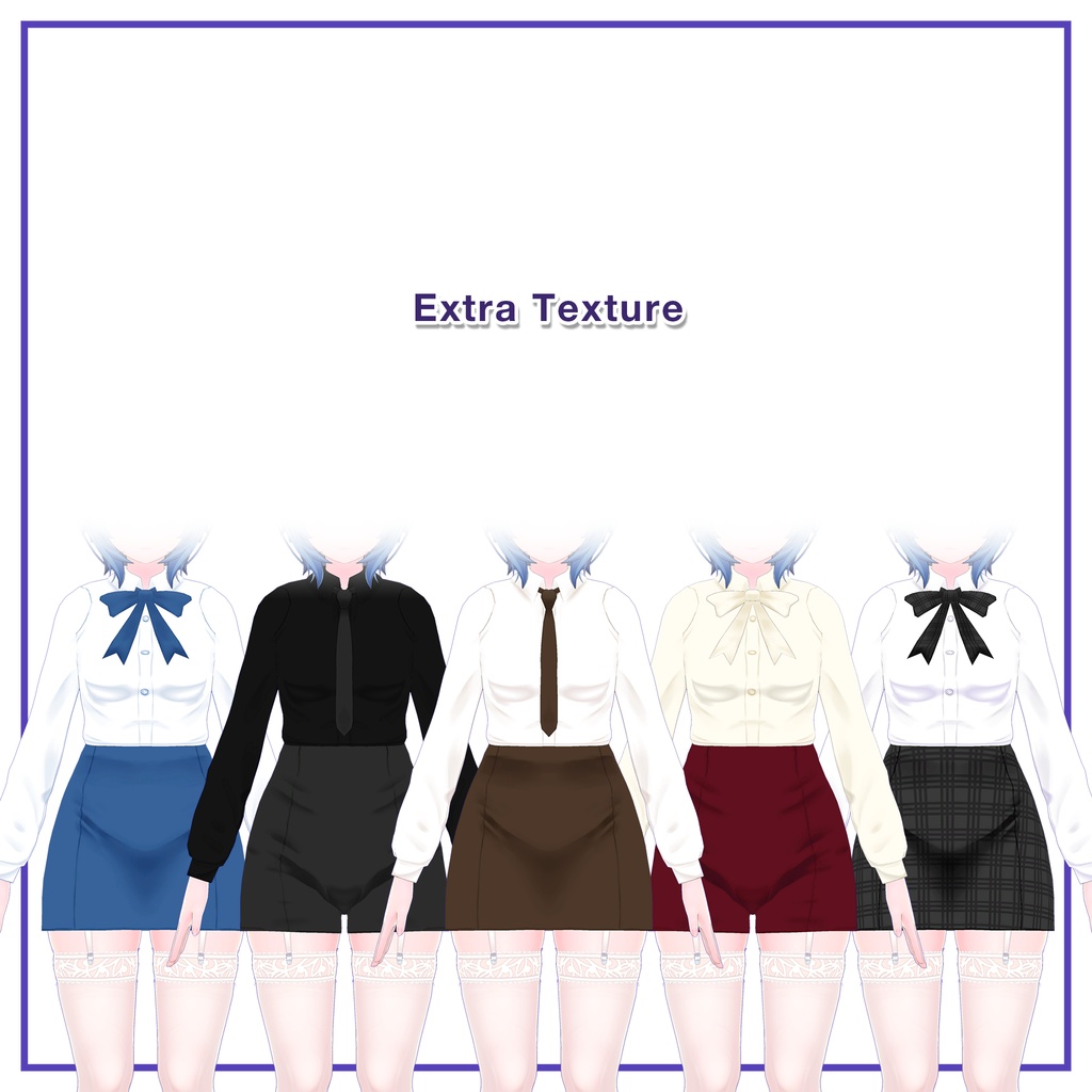 Shirts & Shorts, Skirt for Eyo,Imeris / シャツ&ショーツ,スカート【イヨ用,イメリス用】 (C3)