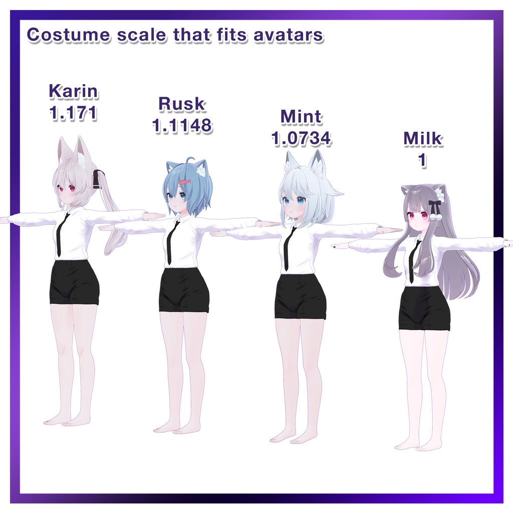 Shirts & Shorts, Skirt for Milk / シャツ&ショーツ,スカート【ミルク用】 (C3)