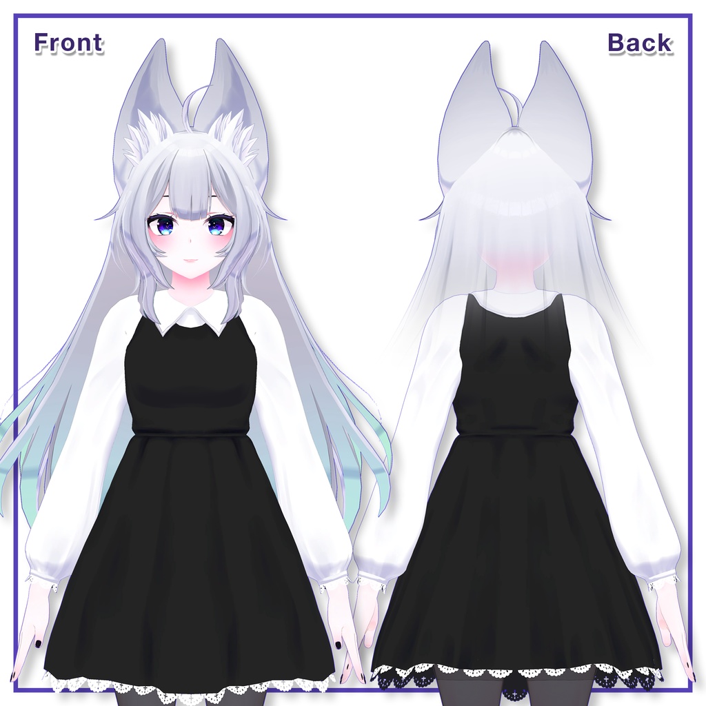 Shoulder Strap Dress for Wolferia / ショルダーストラップワンピース【ウルフェリア用】 (C4)