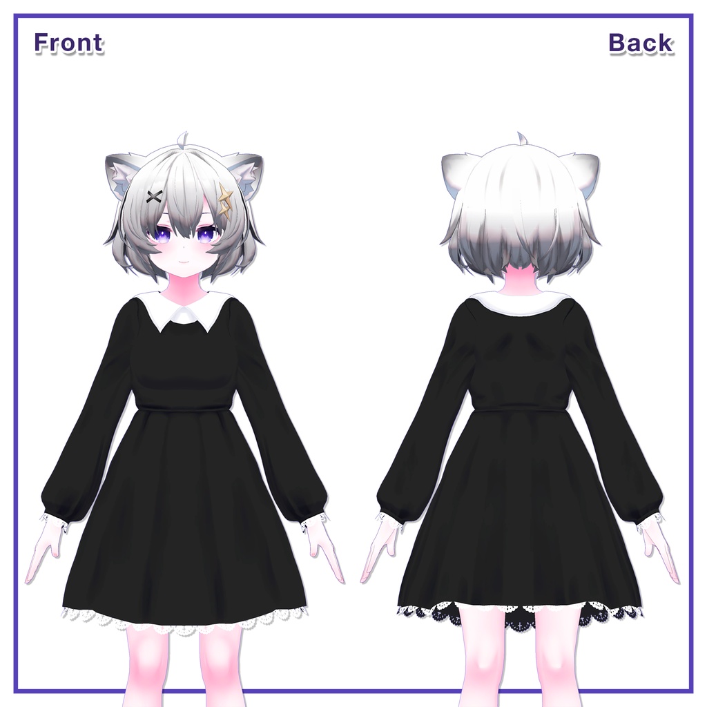 Shoulder Strap Dress for Ash / ショルダーストラップワンピース【アッシュ用】 (C4)