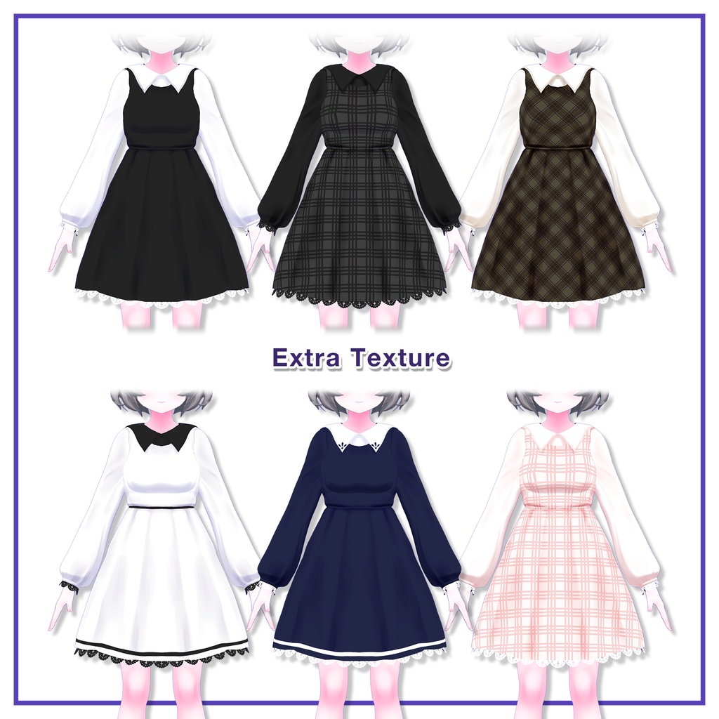 Shoulder Strap Dress for Ash / ショルダーストラップワンピース【アッシュ用】 (C4)