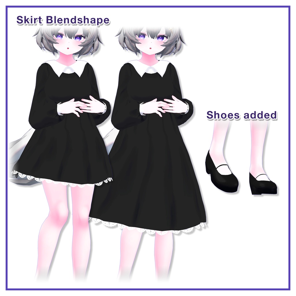 Shoulder Strap Dress for Ash / ショルダーストラップワンピース【アッシュ用】 (C4)