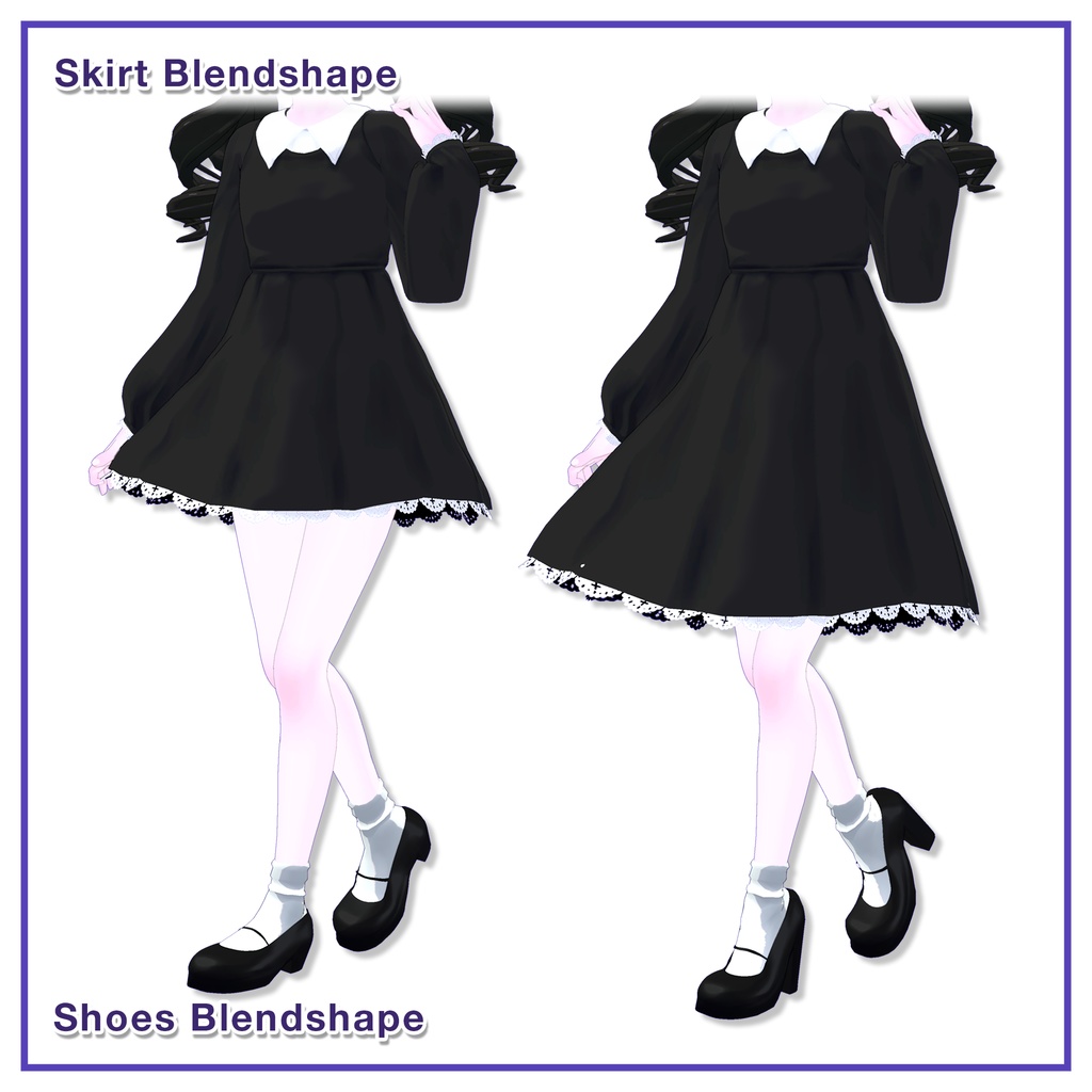 Shoulder Strap Dress for Grus / ショルダーストラップワンピース【Grus用】 (C4)