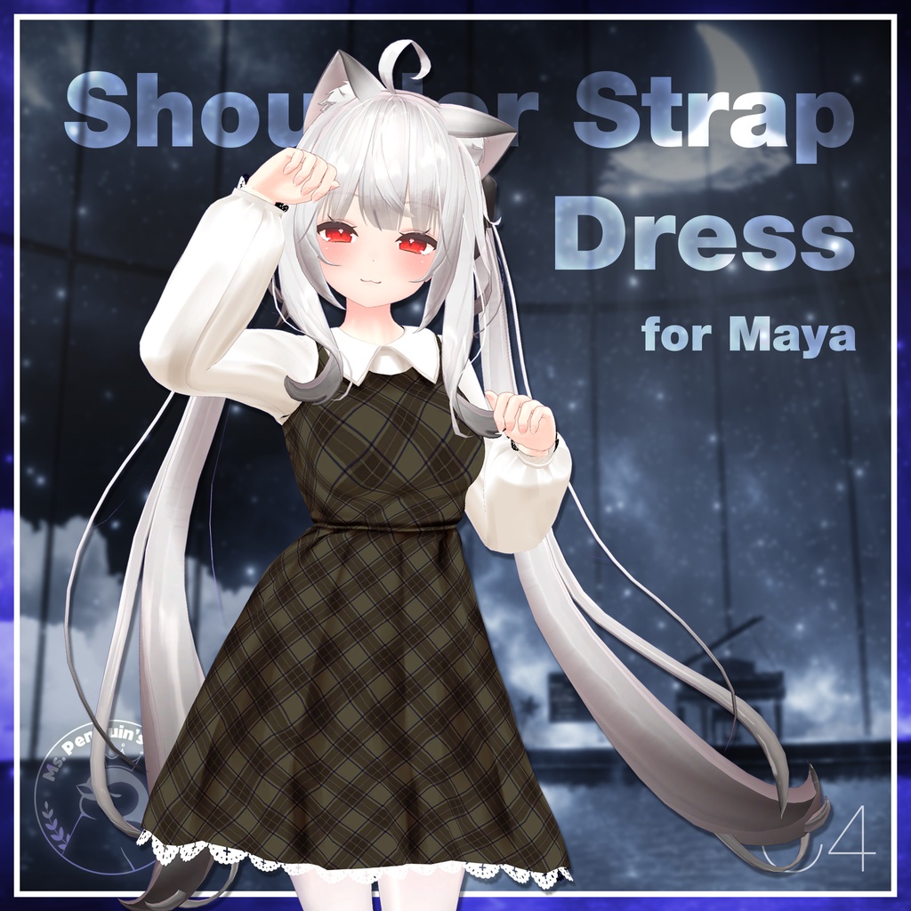 Shoulder Strap Dress For Maya ショルダーストラップワンピース 舞夜用 C4 Ms Penguin S Shop Booth