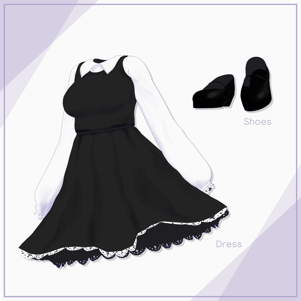 【11Avatars】Shoulder Strap Dress / ショルダーストラップワンピース (C4)