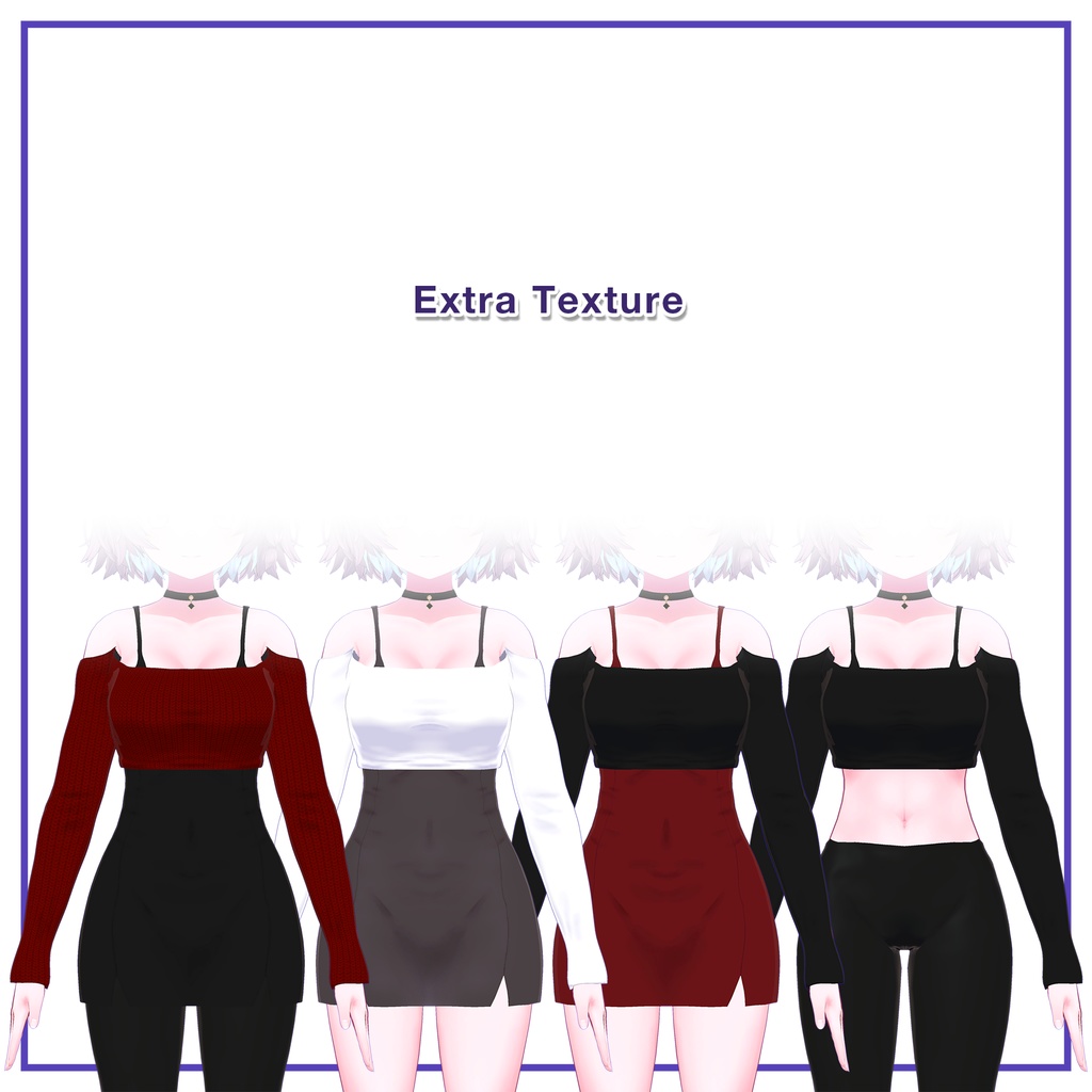 Offshoulder Top Dress for Mariel / オフショルダー トップ ワンピース【まりえる用】 (C5)