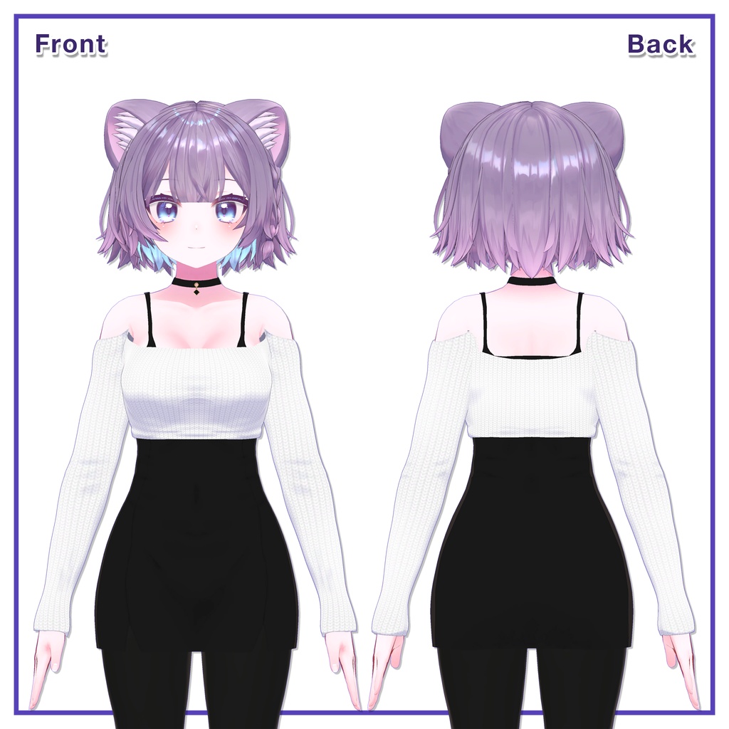 Offshoulder Top Dress for Mariel / オフショルダー トップ ワンピース【まりえる用】 (C5)