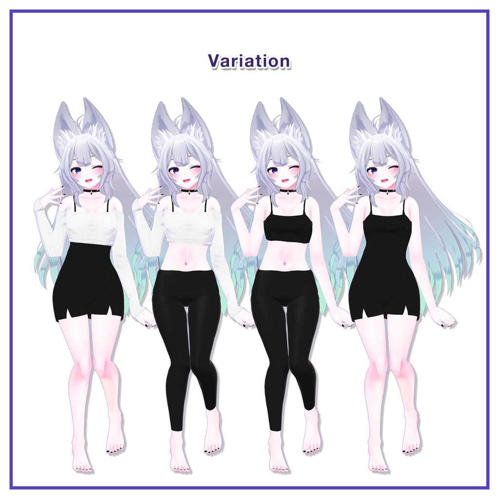 Offshoulder Top Dress for Wolferia / オフショルダー トップ ワンピース【ウルフェリア用】 (C5)