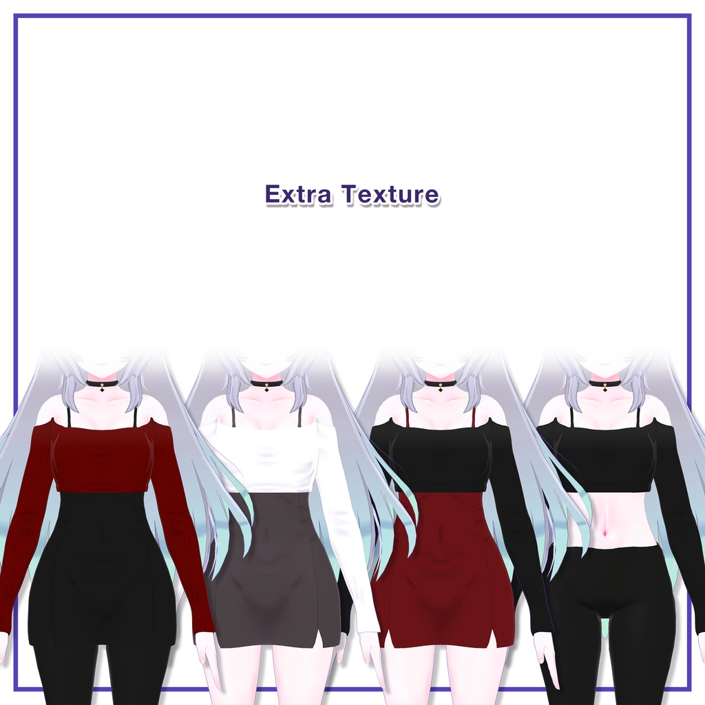 Offshoulder Top Dress for Wolferia / オフショルダー トップ ワンピース【ウルフェリア用】 (C5)