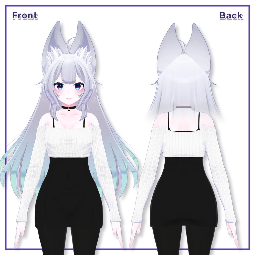 Offshoulder Top Dress for Wolferia / オフショルダー トップ ワンピース【ウルフェリア用】 (C5)