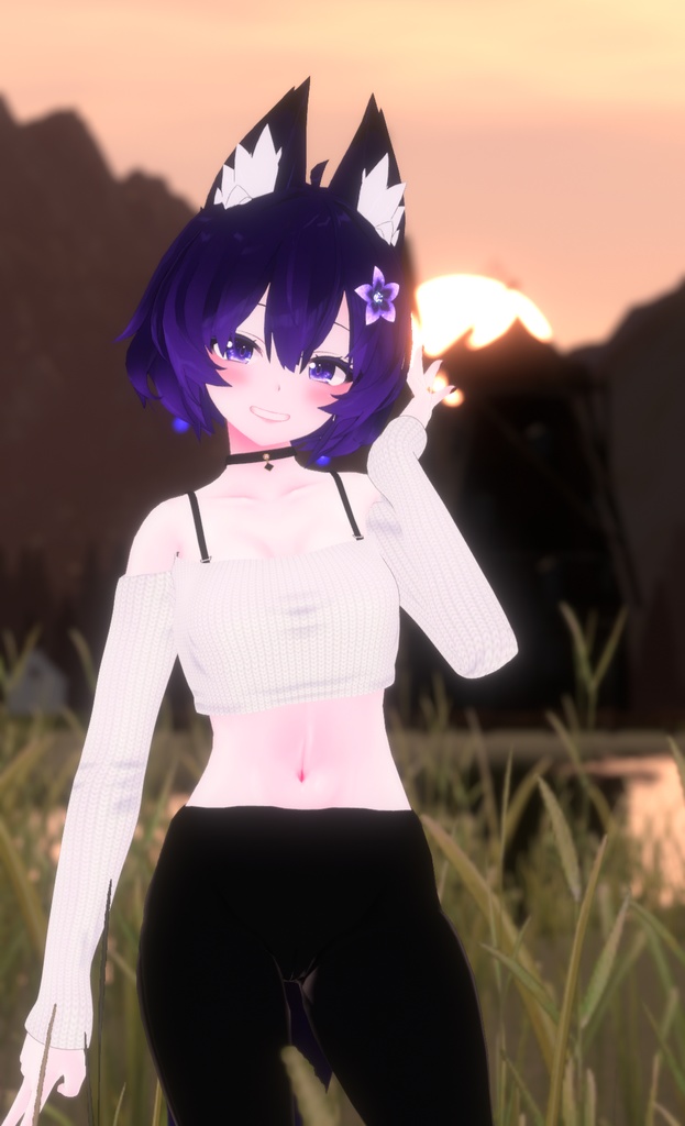 Offshoulder Top Dress for Wolferia / オフショルダー トップ ワンピース【ウルフェリア用】 (C5)