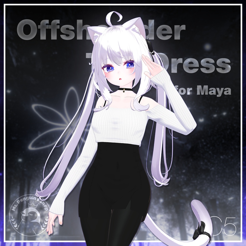 Offshoulder Top Dress For Maya オフショルダー トップ ワンピース 舞夜用 C5 Ms Penguin S Shop Booth