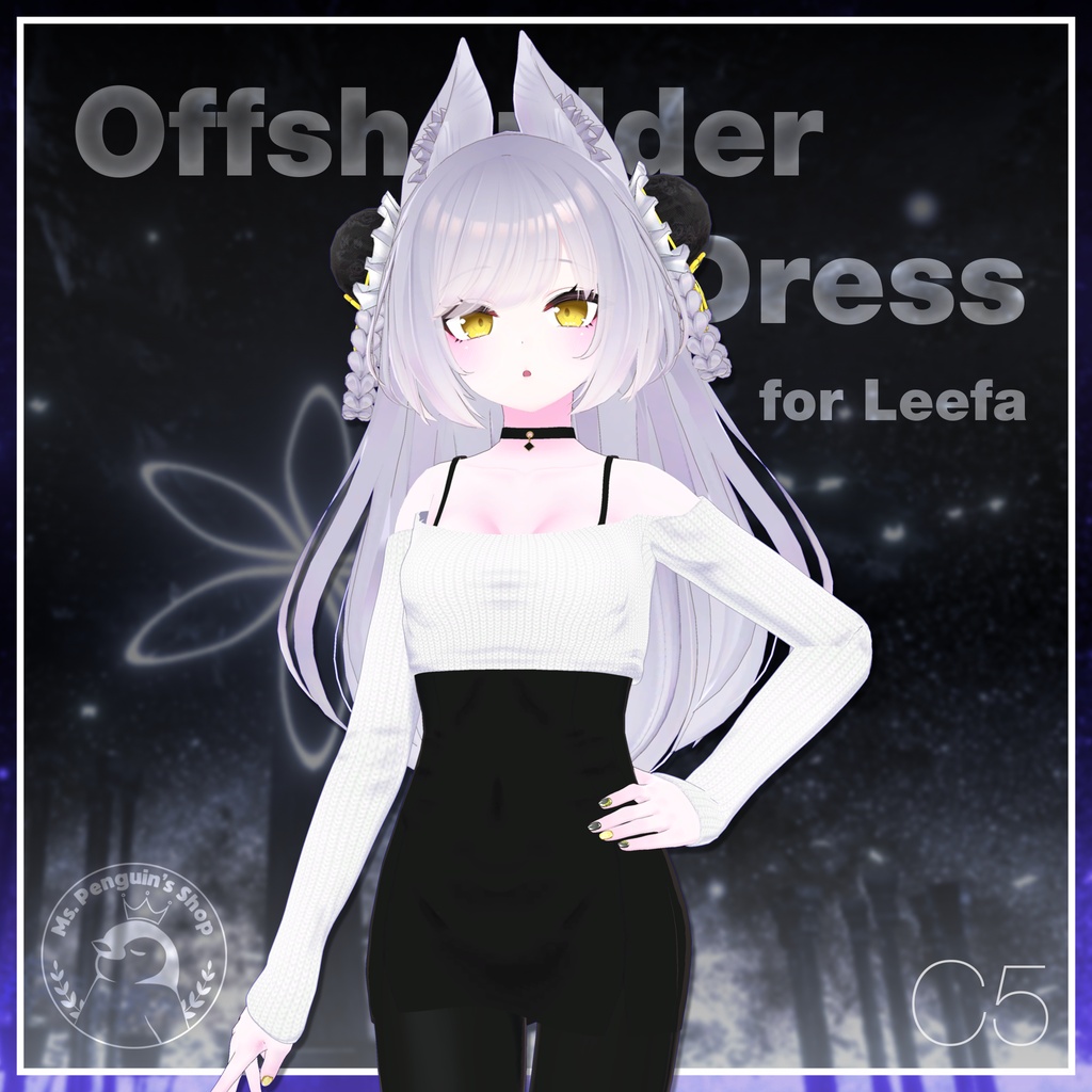 【15Avatars】Offshoulder Top Dress / オフショルダー トップ ワンピース (C5)