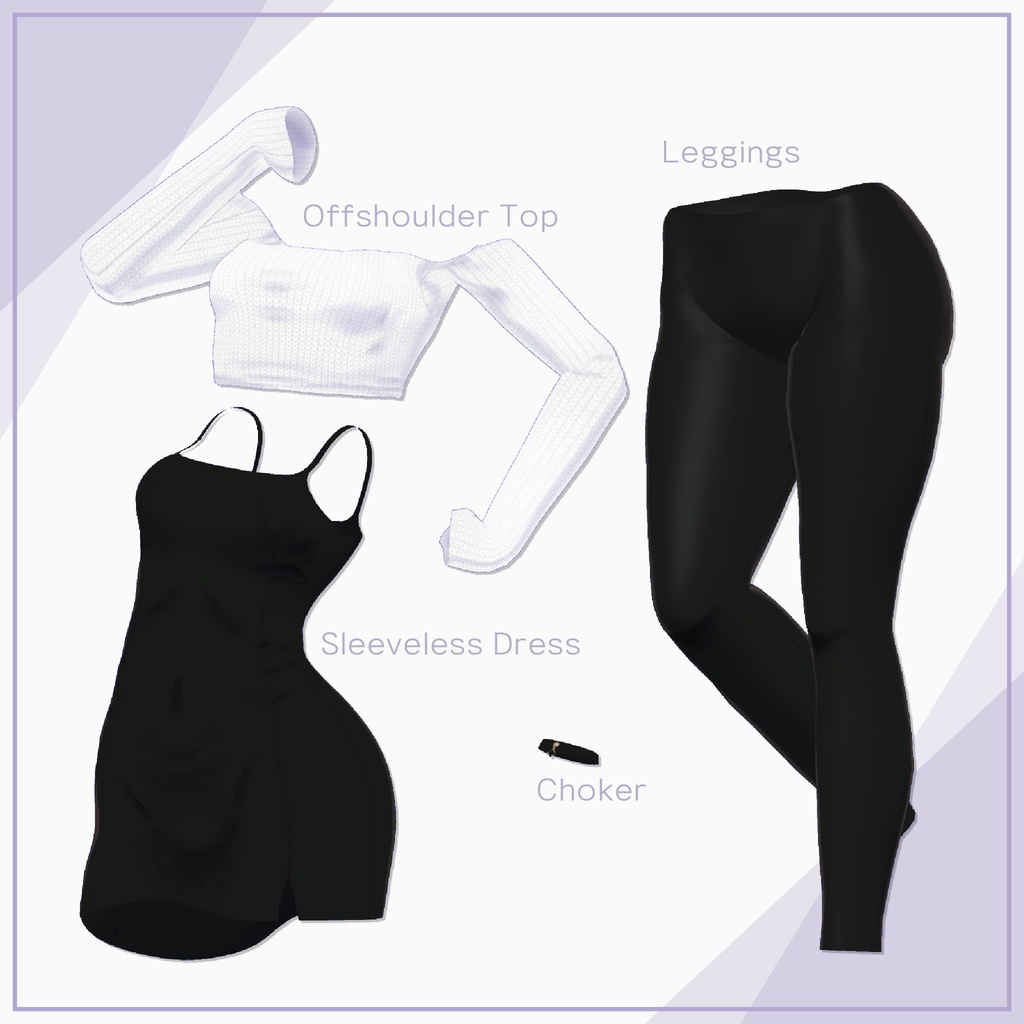 【15Avatars】Offshoulder Top Dress / オフショルダー トップ ワンピース (C5)