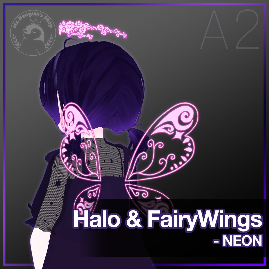 Halo&FairyWings -NEON- / ハロー&フェアリーウィングス -ネオン- (A2)