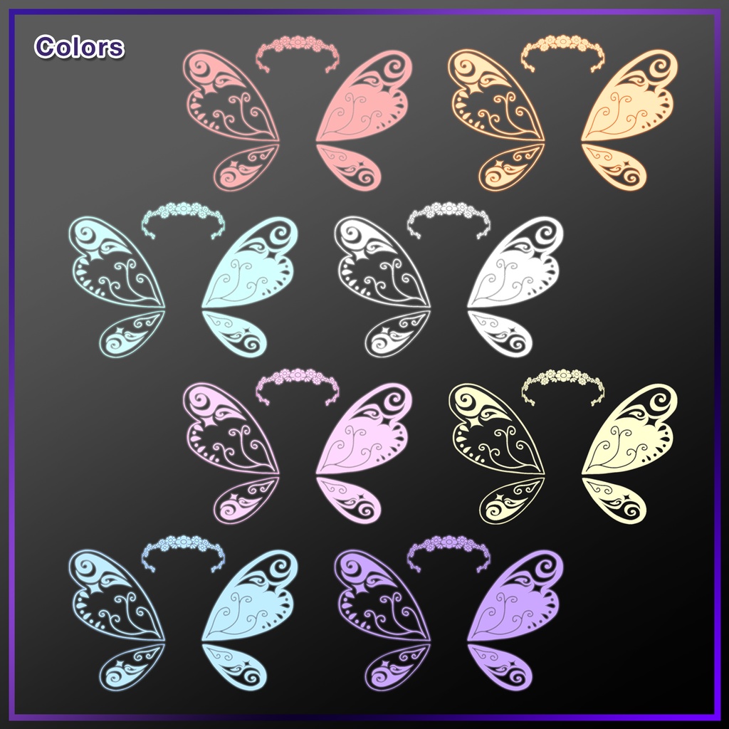 Halo&FairyWings -NEON- / ハロー&フェアリーウィングス -ネオン- (A2)