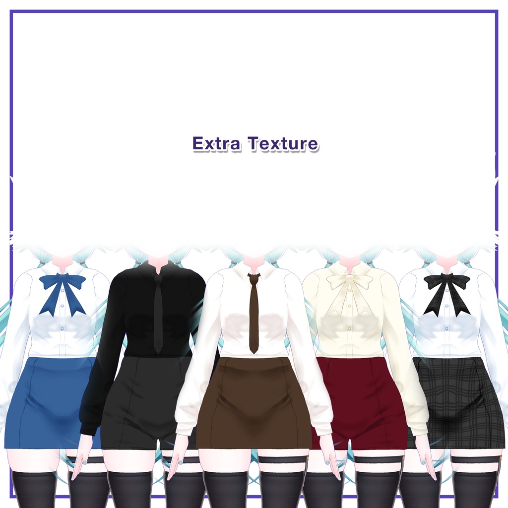 Shirts & Shorts, Skirt for Rindo / シャツ&ショーツ,スカート【竜胆用】 (C3)