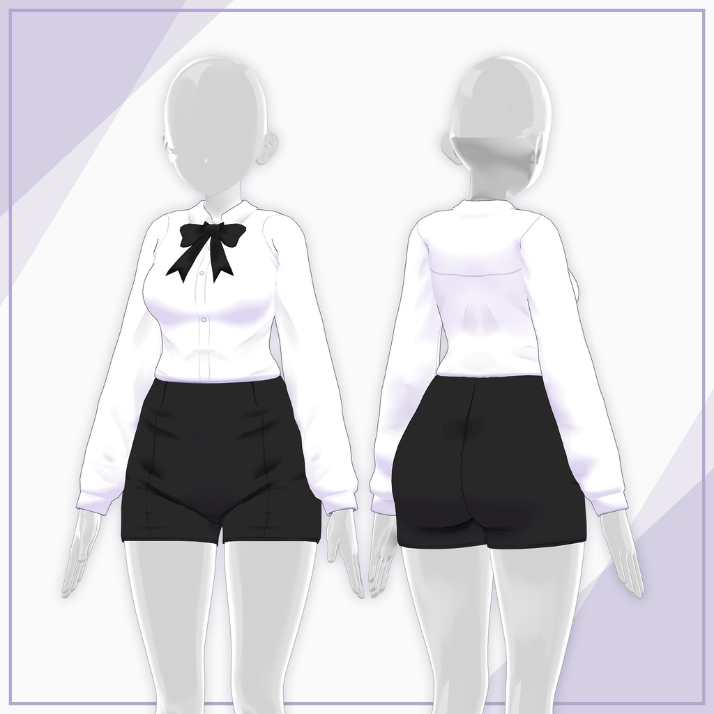 【17Avatars】Shirts & Shorts, Skirt / シャツ&ショーツ,スカート (C3)